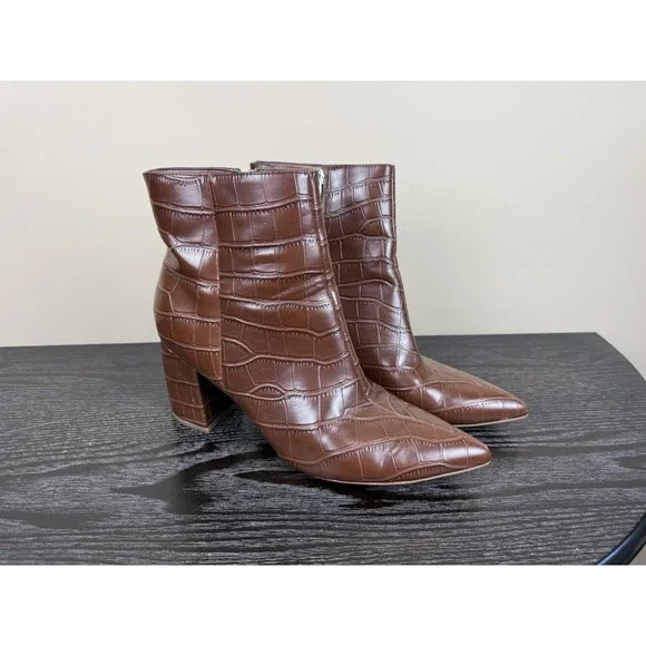 Snakeskin Boots Marc Fisher Retire Booties Marc Fisher Shoes Marc